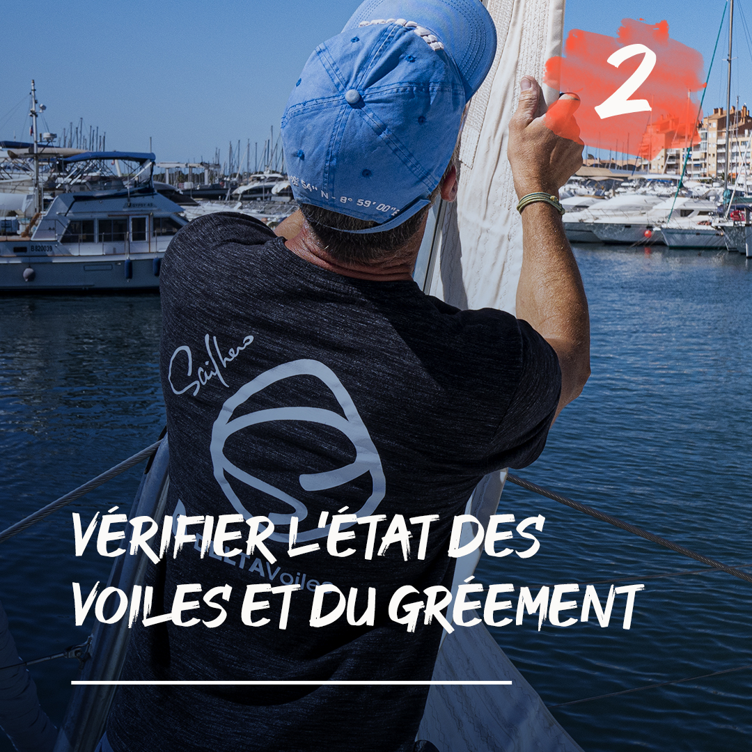 inspecter son gréement et ses voiles