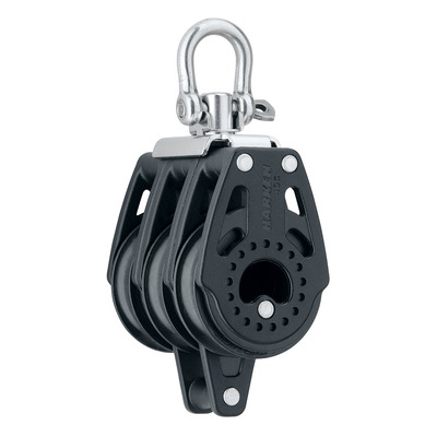 HARKEN Poulie carbo triple  ringot 40mm